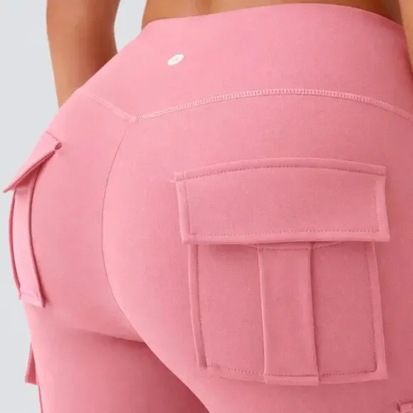 NWT Halara DayStretch High Waisted Cargo Pocket Skinny Yoga Leggings 7/8 Size XS - Picture 3 of 9